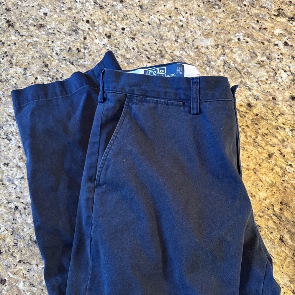 Vintage Polo Ralph Lauren Pants Men 35 x29 Preston Chino Cotton Twill Field